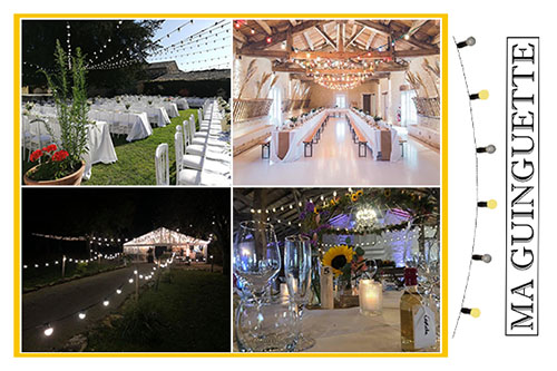Location Guirlande Guinguette Belgique & Luxembourg